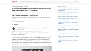 
                            13. How to change the registered mobile number to a new number for ...