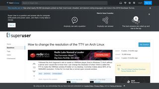 
                            6. How to change the resolution of the TTY on Arch Linux - Super User