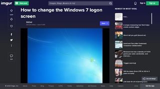 
                            8. How to change the Windows 7 logon screen - Album on Imgur