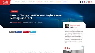 
                            13. How to Change the Windows Login Screen Message and Font