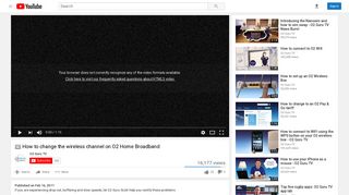 
                            8. How to change the wireless channel on O2 Home Broadband - YouTube