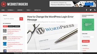 
                            12. How to Change the WordPress Login Error Message