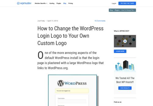 
                            13. How to Change the WordPress Login Logo to Your Own Custom Logo ...