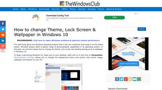 
                            9. How to change Theme, Lock Screen & Wallpaper in Windows 10