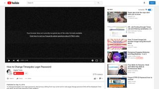 
                            9. How to Change Timesjobs Login Password - YouTube