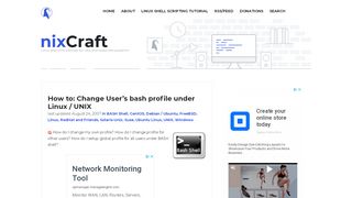 
                            9. How to: Change User's bash profile under Linux / UNIX - nixCraft