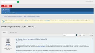 
                            8. How to change web access URL for Zabbix 3.2 - ZABBIX Forums