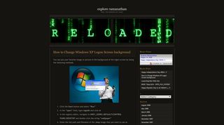 
                            1. How to Change Windows XP Logon Screen background | Explore ...