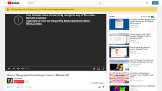 
                            13. How-to: Change your boot and logon screen in Windows XP - YouTube
