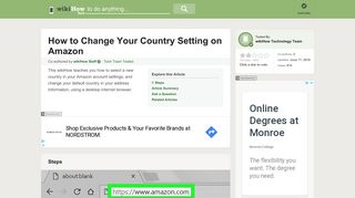 
                            7. How to Change Your Country Setting on Amazon (with Pictures)