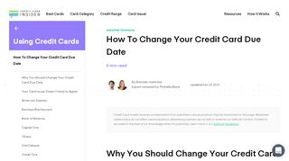 
                            12. How To Change Your Credit Card Due Date - Credit Card Insider