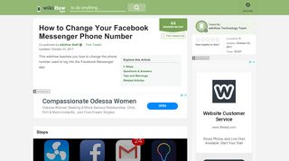 
                            12. How to Change Your Facebook Messenger Phone Number: 13 Steps