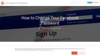 
                            10. How to Change Your Facebook Password - G2 Crowd Learning Hub