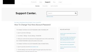 
                            5. How to change your Kevo account password – Kevo Support - Kwikset ...