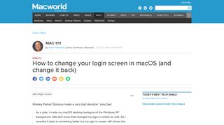 
                            13. How to change your login screen in macOS (and change it back ...