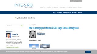 
                            7. How to change your Maximo 7.5.0.2 Login Screen ...