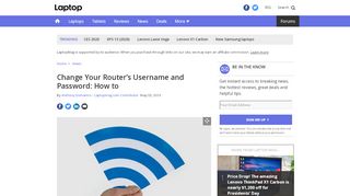 
                            11. How to Change Your Router Password - Wi-Fi - LAPTOP Magazine