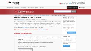 
                            7. How to change your URL in Moodle | InMotion Hosting