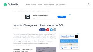 
                            11. How to Change Your User Name on AOL | Techwalla.com