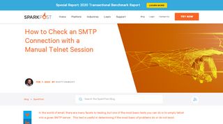
                            5. How to check an SMTP connection with a manual telnet session - Port25