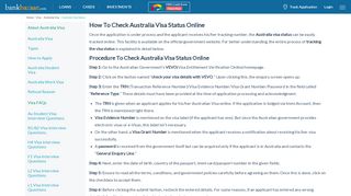 
                            13. How To Check Australia Visa Status Online - 2019 - BankBazaar