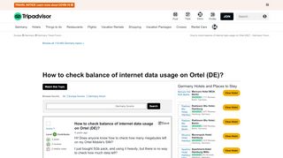 
                            8. How to check balance of internet data usage on Ortel (DE ...