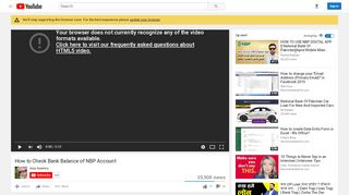 
                            9. How to Check Bank Balance of NBP Account - YouTube