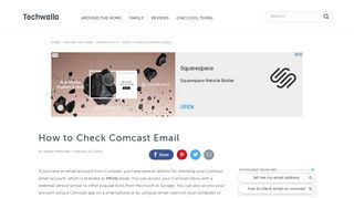
                            9. How to Check Comcast Email | Techwalla.com