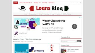 
                            8. How To Check CRB Status In Kenya - Loans Kenya Blog