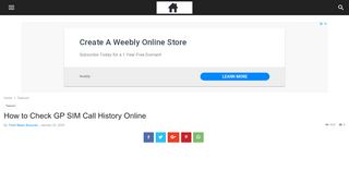 
                            10. How to Check GP SIM Call History Online - Technewssources.com