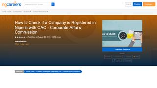 
                            11. How to Check if a Company is Registered in Nigeria with CAC ...