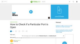 
                            5. How to Check if a Particular Port is Open - IT Toolbox