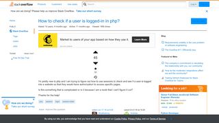 
                            5. How to check if a user is logged-in in php? - Stack Overflow