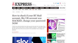 
                            10. How to check if your BT Mail or Sky UK account was HACKED ...