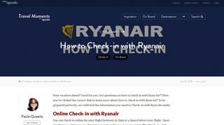 
                            9. How to Check-in with Ryanair - Opodo Travel Blog