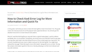 
                            6. How to Check Kodi Error Log for More Information and Quick Fix - Fire ...