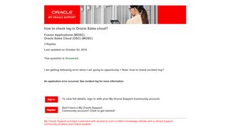 
                            4. how to check log in Oracle Sales cloud?