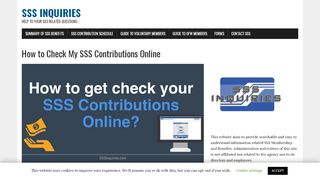 
                            6. How to Check My SSS Contributions Online? - SSS Inquiries