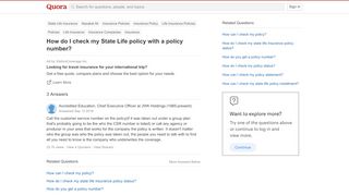 
                            3. How to check my State Life policy with a policy number - Quora