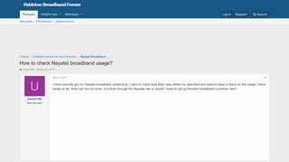 
                            8. How to check Nayatel broadband usage? | Pakistan ...
