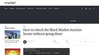 
                            4. How to check the Black Market Auction house without going there