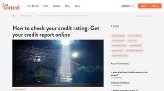 
                            9. How to check your credit rating: Get your credit report online » Sorted