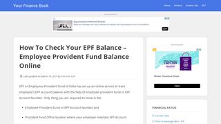 
                            6. How to check your EPF balance – Employee Provident Fund Balance ...