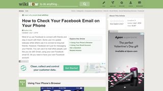 
                            13. How to Check Your Facebook Email on Your Phone: 11 Steps