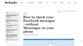 
                            12. How to Check Your Facebook Messages Without Messenger