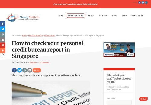 
                            3. How to check your personal credit bureau report in Singapore