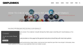 
                            12. How to Check your Spam Filter and Whitelist Emails - Simple Minds