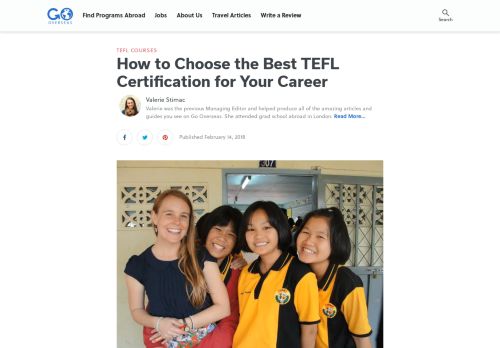 
                            13. How to Choose the Best TEFL Certification for Your Career | Go ...