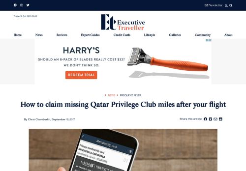 
                            8. How to claim missing Qatar Privilege Club miles after your flight ...