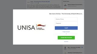 
                            9. How to claim your myLife email account:... - Unisa - The University of ...